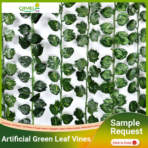 Simulation de plantes vertes 2.4 mètres de <span class=keywords><strong>lierre</strong></span> pour bloquer les vignes vertes décoratives Murs de plantes Vignes vertes - Product Image 5