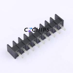 MX35H-8.25-09P-BK01-Cu-S-A Barrier Terminal Block Through hole Component THT,P=8.25mm Connector Two Sides 8.25mm 1x9P Center Pin - Product Image 2