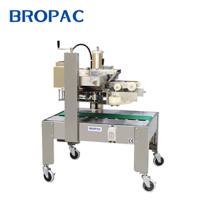 AS323 yarı otomatik üst kapaklar kat kemerler konveyör karton kutu kasa mühürleyen yapıştırma makinesi - Product Image 1