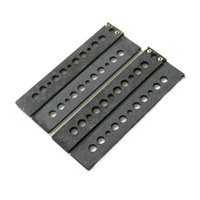 Donlis 1 paire de micros pour guitare basse électrique jazz à 4 cordes, platine de micro pour position manche/pont, plaques en fibre