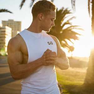 <span class=keywords><strong>Gilet</strong></span> Casual da <span class=keywords><strong>Uomo</strong></span> Personalizzato per Palestra Fitness Smanicato per Allenamento <span class=keywords><strong>Sportivo</strong></span> Abbigliamento Bodybuilding di Moda - Product Image 3