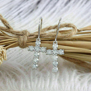Eleganti Orecchini Pendenti Scintillanti per Donne, Gioielli alla Moda - Product Image 1