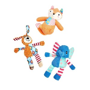 Mới nhất thiết kế vật nuôi nhai động vật có hình dạng vật nuôi nhồi bông đồ chơi tương tác sang trọng sang trọng kêu cót két con chó động vật đồ chơi cho hung hăng con chó đồ chơi - Product Image 3