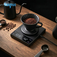 Timbangan Kopi Digital Silikon Isi Ulang USB-C dengan Timer, untuk Brewing Barista Espresso dan Pour Over