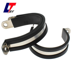 <strong>25mm</strong> Ss304 Epdm Rubber Lined P Clamp <strong>Clips</strong> for Industrial <strong>Pipe</strong> Fixing Usage - Product Image 4