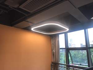Hlinear L6060-B-1032 credenza serie luce lineare curva lampadario moderno lampada a sospensione Lampara LED De Techo Colgante rettangolare - Product Image 2