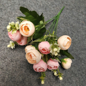 Bouquets <span class=keywords><strong>de</strong></span> <span class=keywords><strong>fleurs</strong></span> artificielles <span class=keywords><strong>de</strong></span> haute qualité, faits à la main, en forme <span class=keywords><strong>de</strong></span> sachets <span class=keywords><strong>de</strong></span> thé <span class=keywords><strong>de</strong></span> <span class=keywords><strong>printemps</strong></span>, pour mariage, rentrée scolaire, style Instagram, <span class=keywords><strong>fleurs</strong></span> populaires - Product Image 6