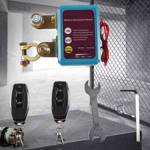CLIPOL interrupteur de déconnexion de batterie à distance <span class=keywords><strong>12V</strong></span> 240A interrupteur de coupe automatique interrupteur de mise à mort de batterie pour voiture <span class=keywords><strong>automobile</strong></span> - Product Image 2