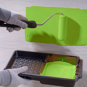 Mini <span class=keywords><strong>Rodillo</strong></span> de Pintura de Espuma Negra de Alta Densidad de 4 Pulgadas para Paredes, Bricolaje, Industrial, OEM, Brinda Acabados Lisos para Superficies Planas - Product Image 5