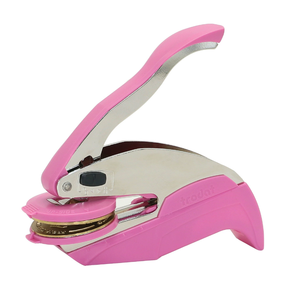 Timbro a pressione Trodat in ottone di grandi dimensioni per ufficio, sigillo a rilievo - Product Image 3