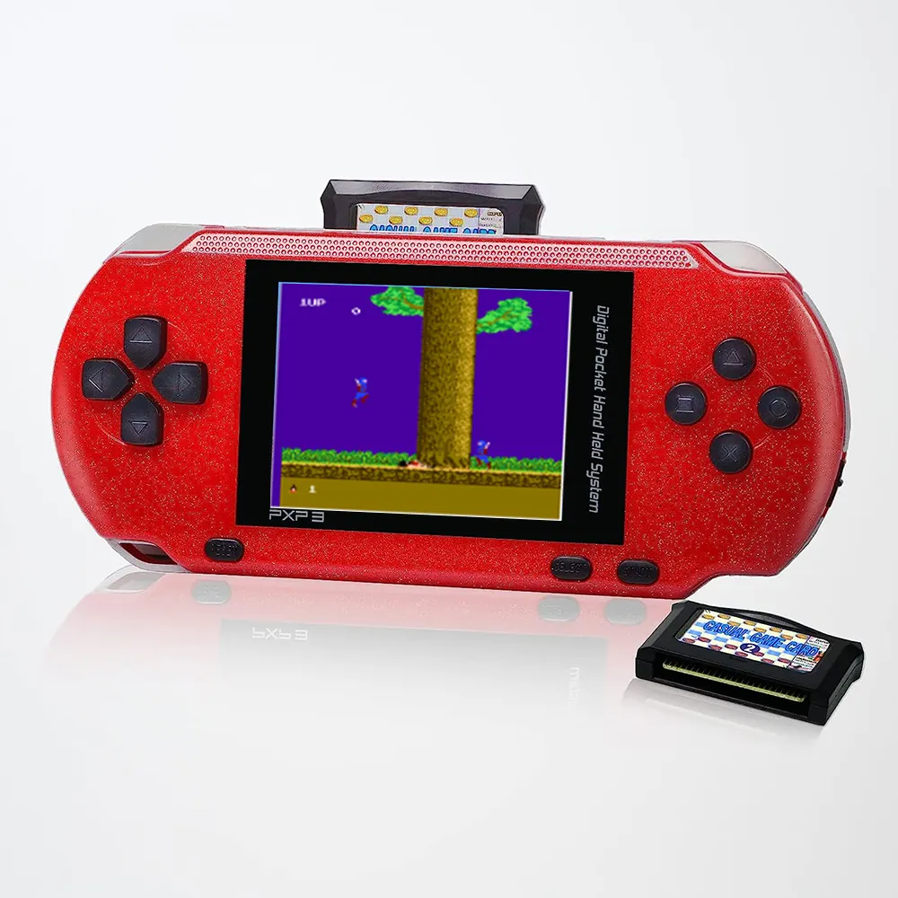 PXP konsol game genggam Mini, hadiah anak-anak saku portabel gaya Retro layar 3.0 inci