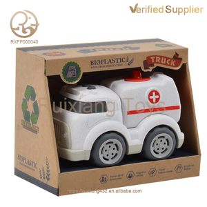 Giocattoli di trasporto pressofuso giocattoli Push and Go per bambini veicolo ambulanza per bambini giocattolo per bici giocattolo di ingegneria dei cartoni animati veicolo scorrevole - Product Image 6