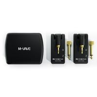 Vente en gros BOSS Guitare électrique M-vave WP-8 Système de guitare sans fil 2.4G Émetteur/Récepteur 2-en-1 4 canaux Plastique
