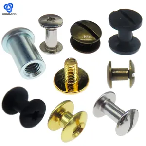 M6 Đồ Nội Thất Bolt Brass Flat Head Phần Cứng Kết Nối Trang Trí Thép Nut Và Tùy Chỉnh Vít Vít Nối Bu Lông Metric