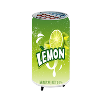 Écran LED flexible en forme de canette de bière P1.875 P2 GOB pour publicité en intérieur, bar, pub