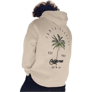 Sweat-shirt à capuche pour homme FOXA avec imprimé cocotier, 100% coton, respirant, décontracté - Product Image 1