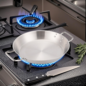 Xiangsheng Kitchenware Stainless Steel Frying <strong>Pan</strong> &amp; Skillets With Composite Bottom Seafood <strong>Paella</strong> <strong>Pans</strong> - Product Image 1