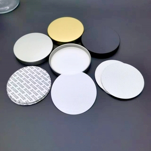 Bocaux à faces droites en verre transparent de 8 oz avec capuchons à cosse doublés de plastisol Uishell en métal noir mat argenté doré - Product Image 4