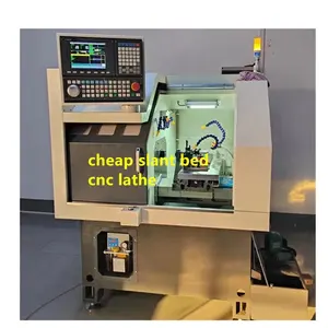 LC-15 Manual Horizontal mini CNC Lathe Machine Slant Bed CNC Lathe With GSK/SYNTEC System