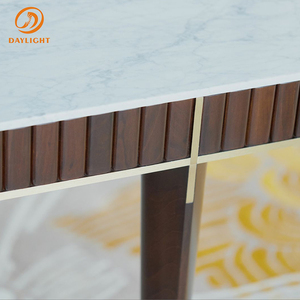 Mesa de Comedor de Estilo Moderno con Tablero de MDF y Patas de Metal, Muebles de Comedor Económicos para el Hogar - Product Image 5