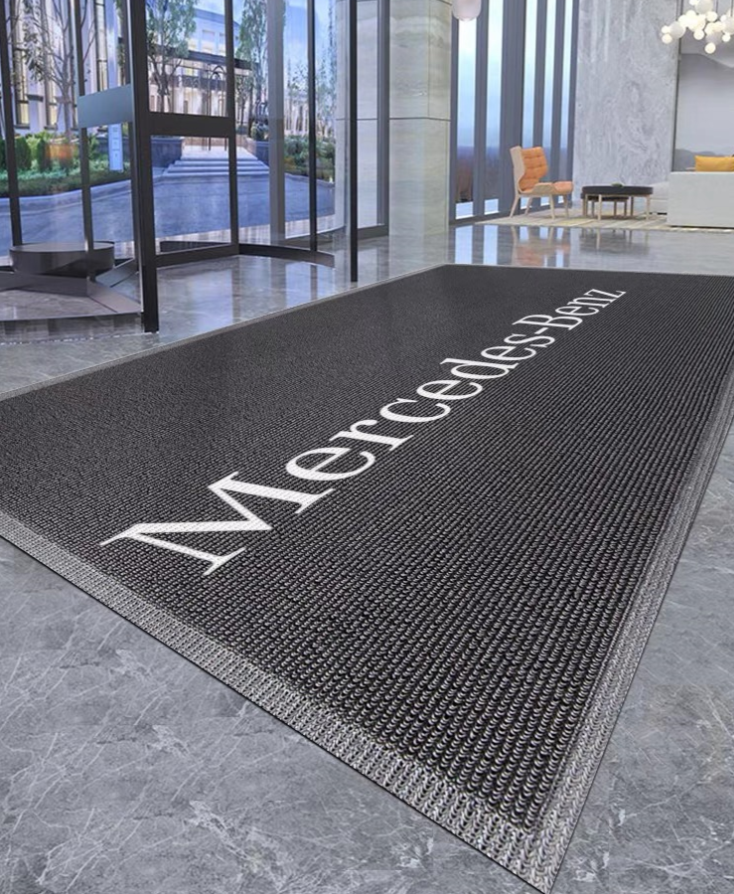 Tapis avec logo Teslin noir