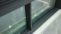 Ventana Corredera de Aleación de Aluminio con Aislamiento Térmico y Diseño Minimalista para Exteriores de Viviendas, Salas de Estar y Apartamentos