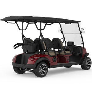 Guangzhou Borcart Usine Vente Directe 4 Personnes Easy Go Golf Cart 48V 5Kw Véhicule de Visite 4X4 Électrique Golf Cart - Product Image 3