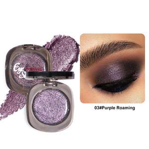 อายแชโดว์เดี่ยวแบบขาวดำเงางามขนาดใหญ่และทนทานประเภทเม็ดสีอายแชโดว์แบบอัดแน่นที่มีประกายมุก - Product Image 3