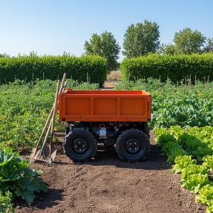Chariot à roues <span class=keywords><strong>mini</strong></span>-dumper compact électrique télécommandé, chariot électrique surpuissant, transporteur 500 kg, CE EPA - Product Image 3