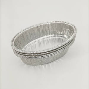 Poêles à poisson dîner <span class=keywords><strong>jetable</strong></span> plats de service <span class=keywords><strong>plat</strong></span> ovale plaque de papier d'<span class=keywords><strong>aluminium</strong></span> restauration pour la nourriture - Product Image 2