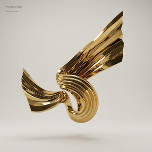 Scultura Astratta di <span class=keywords><strong>Ali</strong></span> d'<span class=keywords><strong>Angelo</strong></span> in Acciaio Inossidabile Lucidato a Specchio per Decorazione Moderna <span class=keywords><strong>da</strong></span> Giardino Esterno, Statua d'Arte in Metallo, Dimensioni Personalizzabili - Product Image 2
