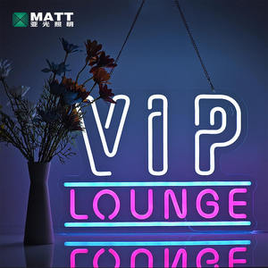 Popolare VIP Lounge Led Neon Sign luci al Neon decorazione della parete per Club Bar ristorante Business VIP Group <span class=keywords><strong>Decor</strong></span> LED insegne al Neon - Product Image 5