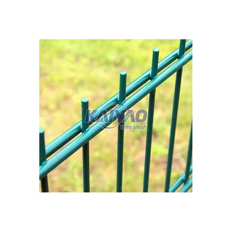 German 868 Double-Wire Double-Bar Wire Fence Low-Priced Welded Metal Mesh Steel Iron Protective Gate Prison Security Protection