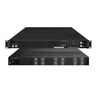 Codificador Modulador de 12 Canales HD SDI DVB-C/DVB-T RF/IP MPEG2/MPEG4 con Gestión Web-NMS para Transmisión de TV por Cable Digital