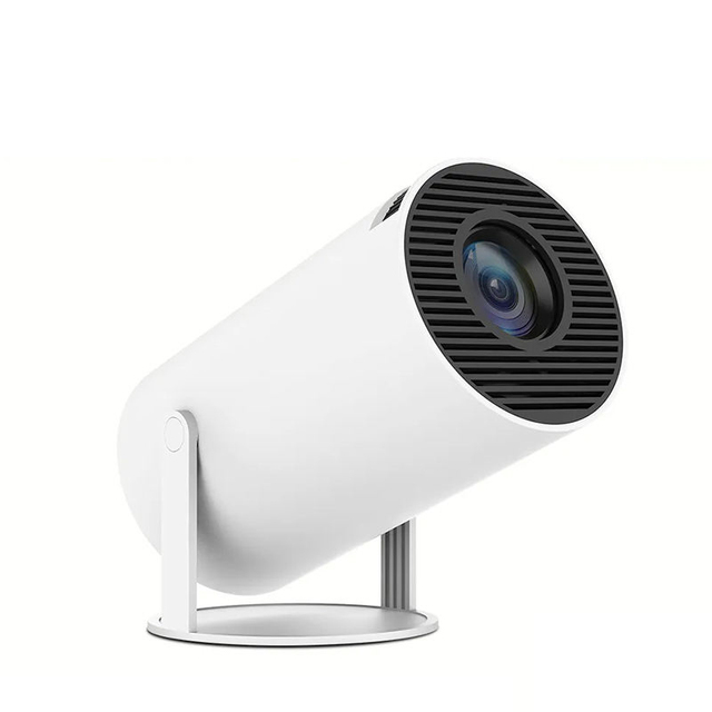 Cheaper HY300 Pro Android 12 TV Projector, Mini HD 1080P Video Projector With 360 Degree Rotating BT5 WiFi Smart Proyector