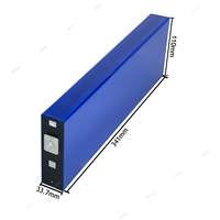 Sel Baterai Blade Cell 3.2V 154Ah LF154 LiFePO4 LFP Prismatic Cell 1.3C High Discharge untuk EV RV ESS Paket Baterai Kustom 48V 51.2V