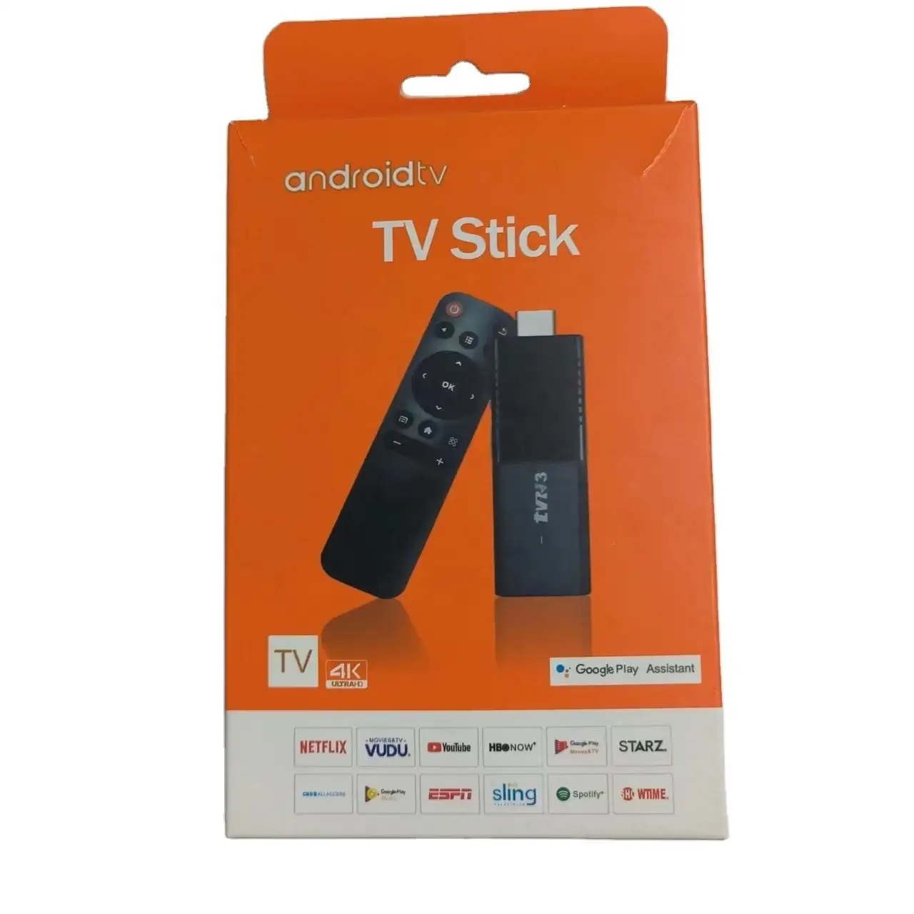 Tùy chỉnh 4K Android 11 TV Stick với bộ nhớ lớn HD BT core 5 và Dual Wifi USB cắm 8GB/16GB Rom 2GB RAM