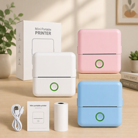 Printer Mini Portabel Termurah untuk Foto, Jurnal, Catatan, Struk, Stiker, Label, Printer Thermal Tanpa Tinta