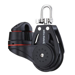 ลูกรอกล้อเดี่ยว/แบบหมุนได้/แบบมีห่วง/แบบมีคลิป ขนาดล้อ 57 มม. ขนาดสาย 10 มม. รุ่น BB-0510F อุปกรณ์ทางทะเล - Product Image 2