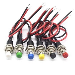 Wintai-Tech Drucktastenschalter PBS-110 7MM Kleiner Elektronischer Kabelverbundener Lötanschluss 250V 3A IP35 Selbstrückstellend Momentan - Product Image 6