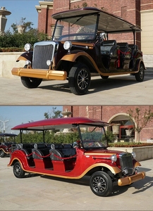 Carro de Golf Vintage Verde para Turismo con Faros LED, Batería de Plomo-Ácido, 8 Asientos para Hotel y Uso, Carro de Golf para 6 Personas - Product Image 5