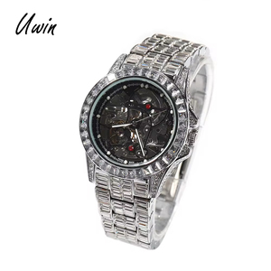 Nuovi Orologi Meccanici di Lusso 2024 per Uomo, Completamente Tempestati di Diamanti, Impermeabili, <span class=keywords><strong>Quadrati</strong></span> e Rotondi - Product Image 1