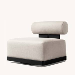 طقم أريكة حديث ومريح للحدائق الخارجية مصنوع من الألومنيوم مع قماش مقاوم للماء ومضاد للصدأ - Product Image 3