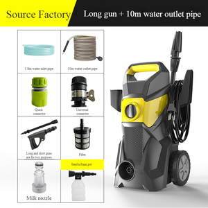 Nettoyeur haute pression électrique 220V/110V, haute pression domestique, <span class=keywords><strong>pistolet</strong></span> à <span class=keywords><strong>eau</strong></span> en alliage métallique pour lavage de voiture et pompe de nettoyage, prise interchangeable - Product Image 6