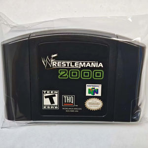 Cartouche de jeu <span class=keywords><strong>WWF</strong></span> <span class=keywords><strong>WrestleMania</strong></span> 2000 N64 en anglais pour Nintendo 64 Accessoire - Product Image 1
