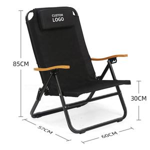 Kunden spezifische Farbe Heavy Duty tragbare Outdoor Klapp Freizeit stuhl Atmungsaktiv Liegend Modernes Design Patio Schmiedeeisen - Product Image 4