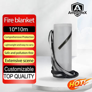 Manta Ignífuga de Silicona de 10*10m, Personalizable, Extra Grande 550 ℃   Protección contra incendios para vehículos eléctricos de nueva energía - Product Image 1