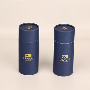 Envase de Cilindro de Papel Kraft de Lujo, Ecológico, Biodegradable y Reciclable, para Alimentos y Cosméticos, Caja de Tubo de Papel - Product Image 1