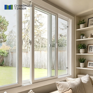 <span class=keywords><strong>Ventanas</strong></span> Corredizas Horizontales de Madera Personalizables a Precio de Fábrica con Aislamiento Térmico de Alta Eficiencia Energética para Casas de Lujo - Product Image 1