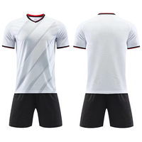 Fabricant de vêtements de sport, maillot de football en polyester à séchage rapide personnalisé, uniforme de football classique vierge, maillot de football de qualité supérieure
